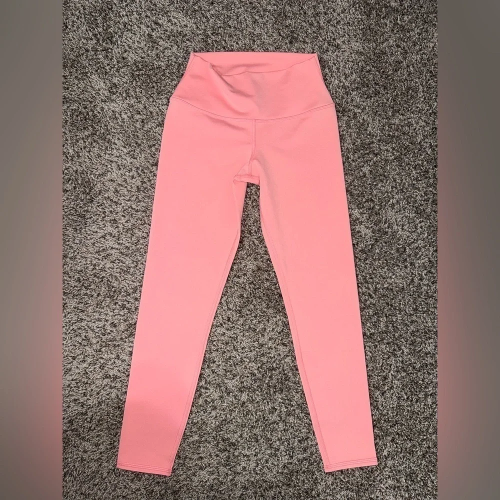 Alo 7/8 High-Waist Airbrush Legging - Strawberry Lemonade size small
